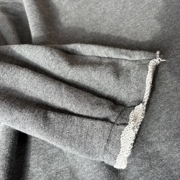 Natural Life Charcoal Knit Trim Sweatshirt Size L/XL - Picture 10 of 10